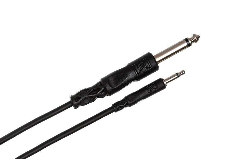 HOSA CMP-303 MONO INTERCONNECT 3.5MM TS TO 1/4 IN TS 3FT