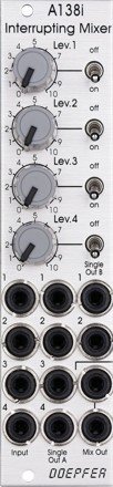 Doepfer A-138i Interrupting Mixer – Detroit Modular
