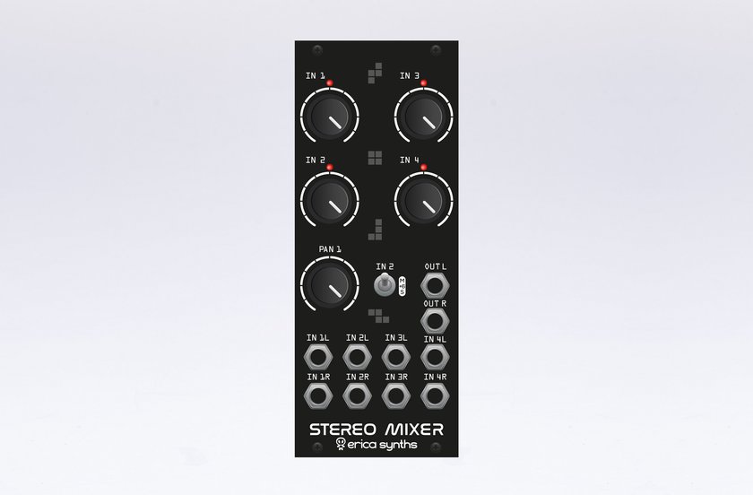 Erica Synths Drum Stereo Mixer Detroit Modular
