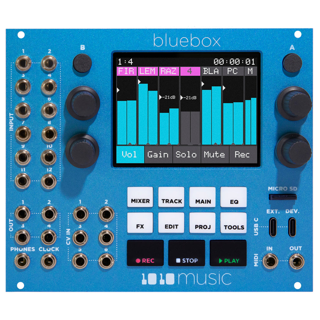 1010 MUSIC BLUEBOX EURORACK EDITION COMPACT MIXER RECORDER