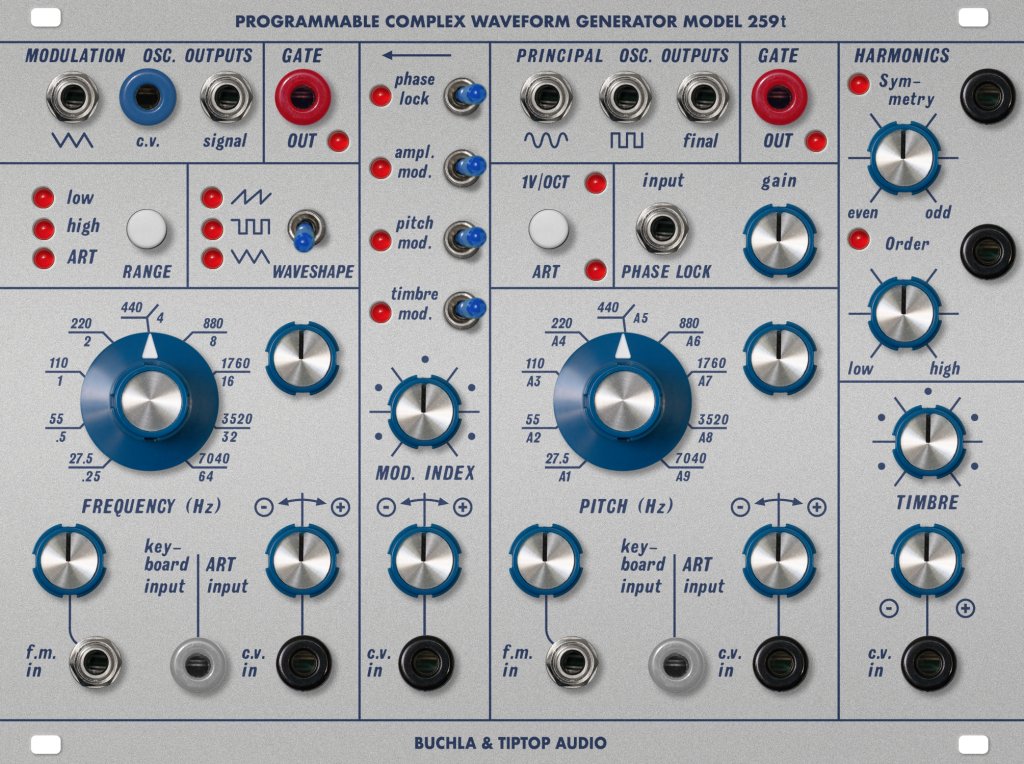 TIPTOP AUDIO BUCHLA PROGRAMMABLE COMPLEX WAVEFORM GENERATOR MODEL 259T : USED