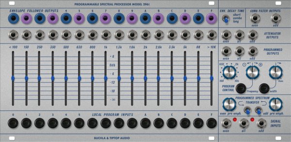 TIPTOP AUDIO BUCHLA 296T PROGRAMMABLE SPECTRAL PROCESSOR