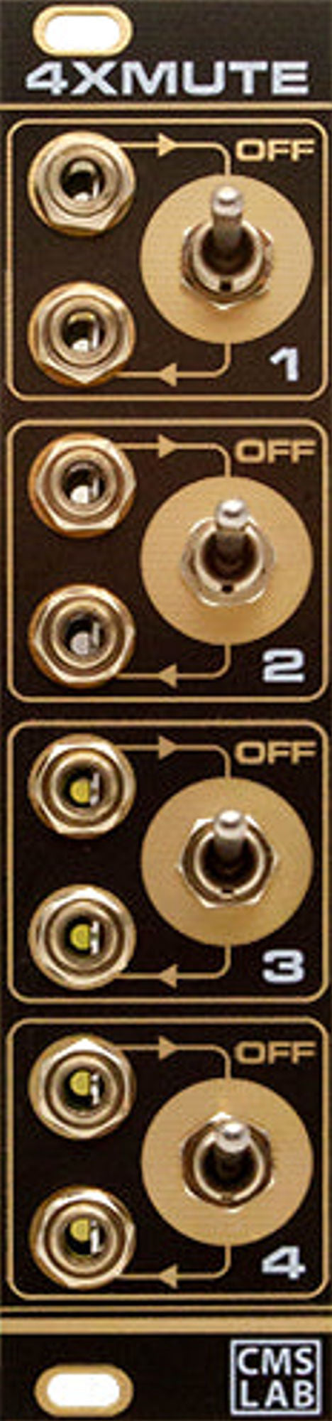 FEEDBACK 4XMUTE QUAD AUDIO + CV MUTE
