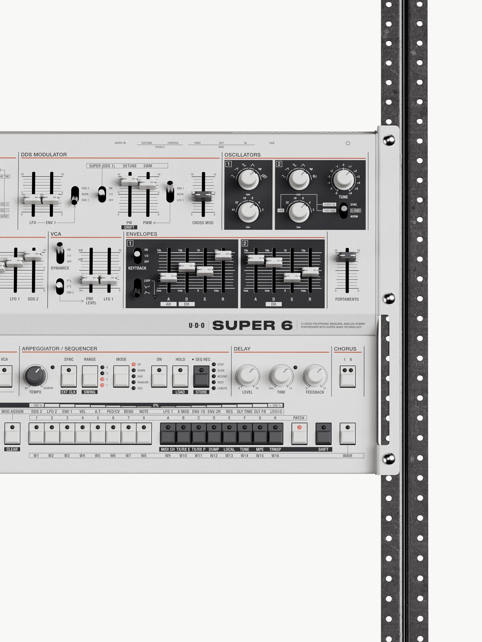UDO AUDIO SUPER 6 7U RACK EARS – Detroit Modular