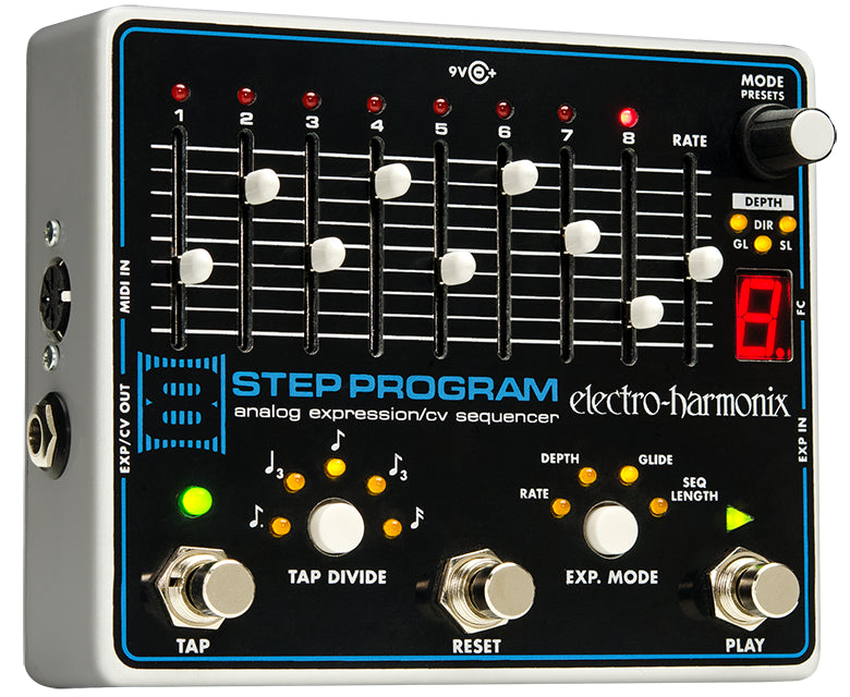 ELECTRO-HARMONIX 8 STEP PROGRAM ANALOG EXPRESSION &amp; CV SEQUENCER