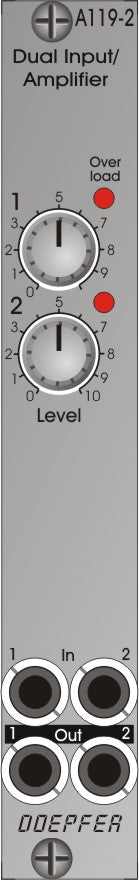 DOEPFER A-119-2 DUAL EXTERNAL INPUT / AMPLIFIER