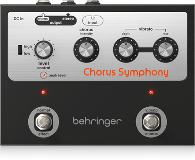 BEHRINGER CHORUS SYMPHONY PEDAL