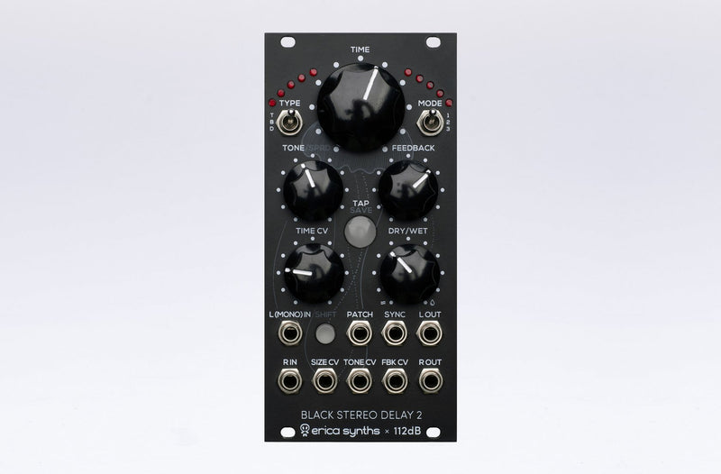 ERICA SYNTHS BLACK STEREO DELAY 2