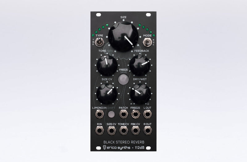 ERICA SYNTHS BLACK STEREO REVERB