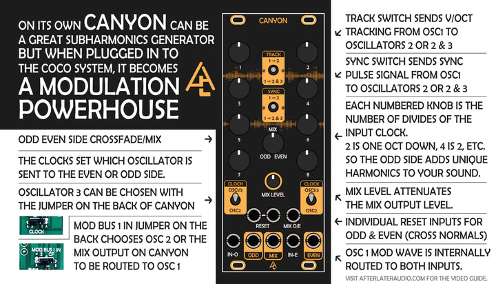AFTER LATER AUDIO CANYON SUB-HARMONIC GENERATOR