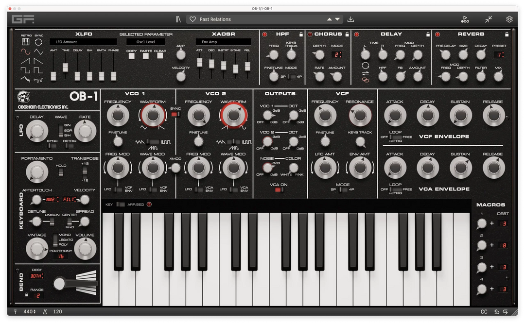 GFORCE OBERHEIM OB-1