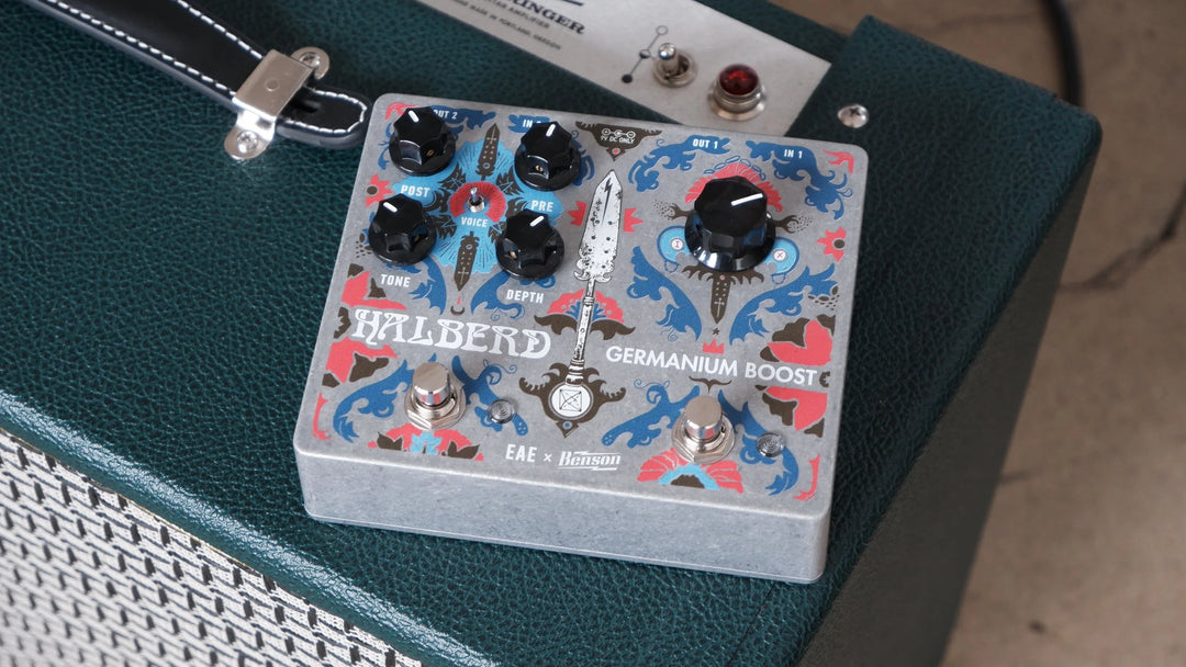 ELECTRONIC AUDIO EXPERIMENTS EAE X BENSON HALBERD + GERMANIUM BOOST