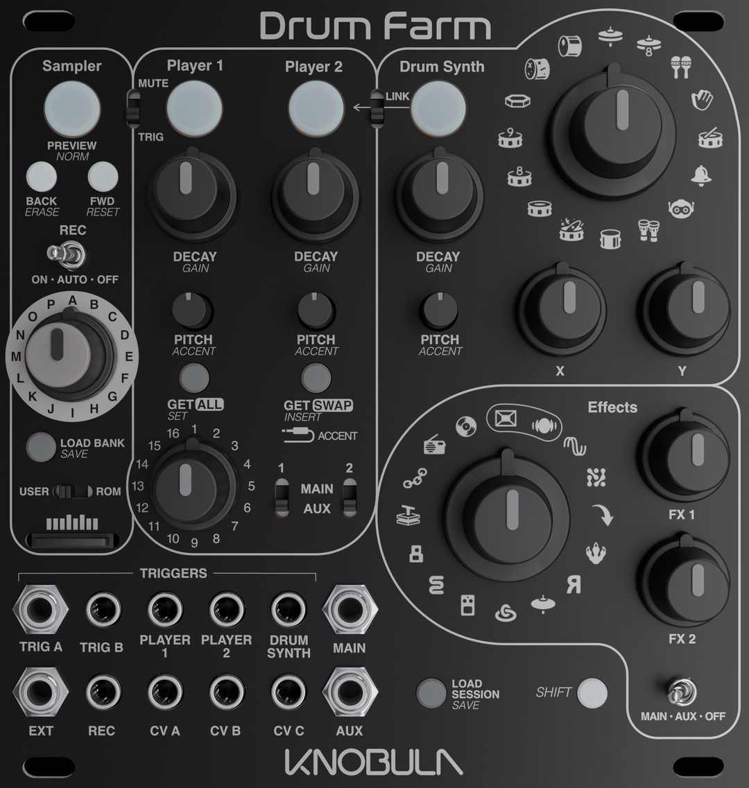 KNOBULA DRUM FARM : B-STOCK