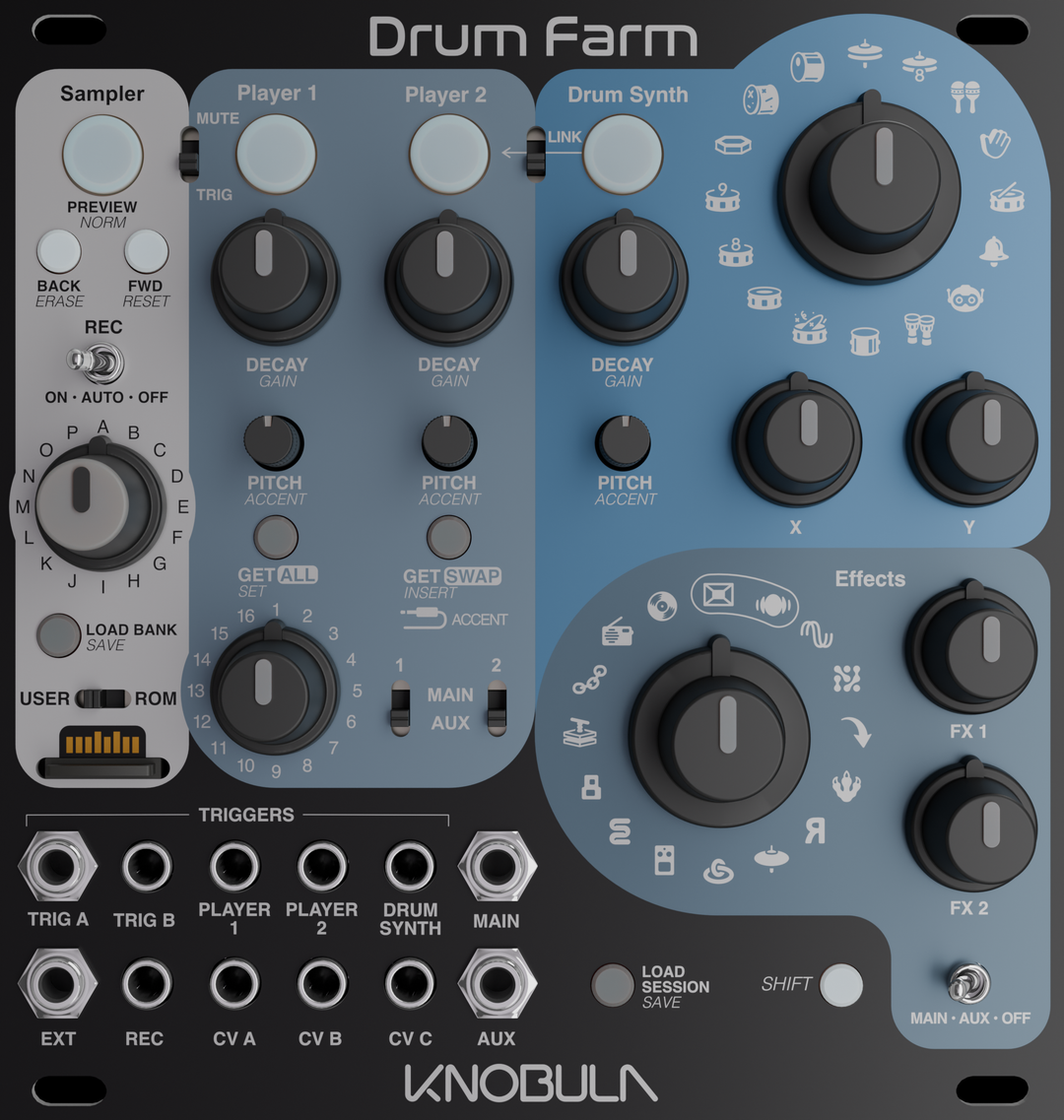 KNOBULA DRUM FARM : B-STOCK
