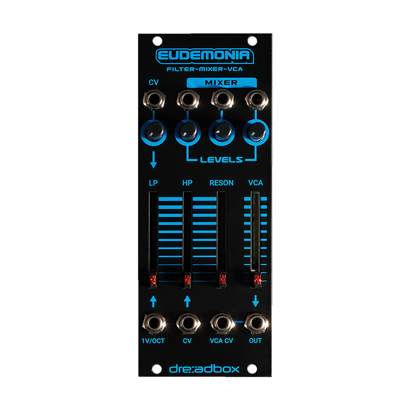 DREADBOX EUDEMONIA BLACK LIGHT VCF MIXER VCA