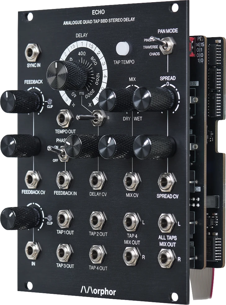 MORPHOR ECHO QUAD TAP BBD STEREO DELAY