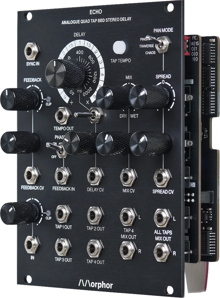 MORPHOR ECHO QUAD TAP BBD STEREO DELAY
