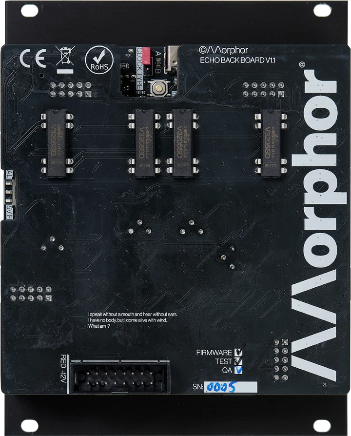 MORPHOR ECHO QUAD TAP BBD STEREO DELAY
