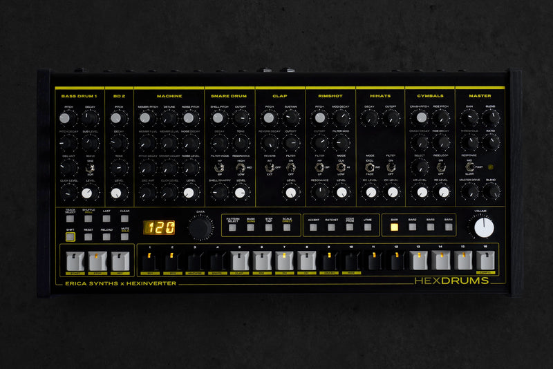 ERICA SYNTHS HEXINVERTER HEXDRUMS : PRE-ORDER