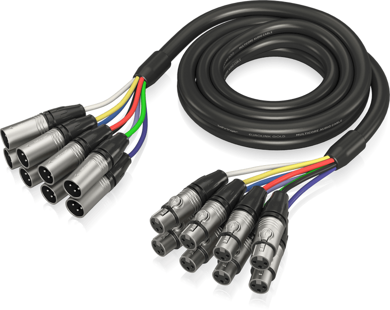 BEHRINGER GMX 8-WAY MULTICORE CABE WITH XLR CONNECTORS