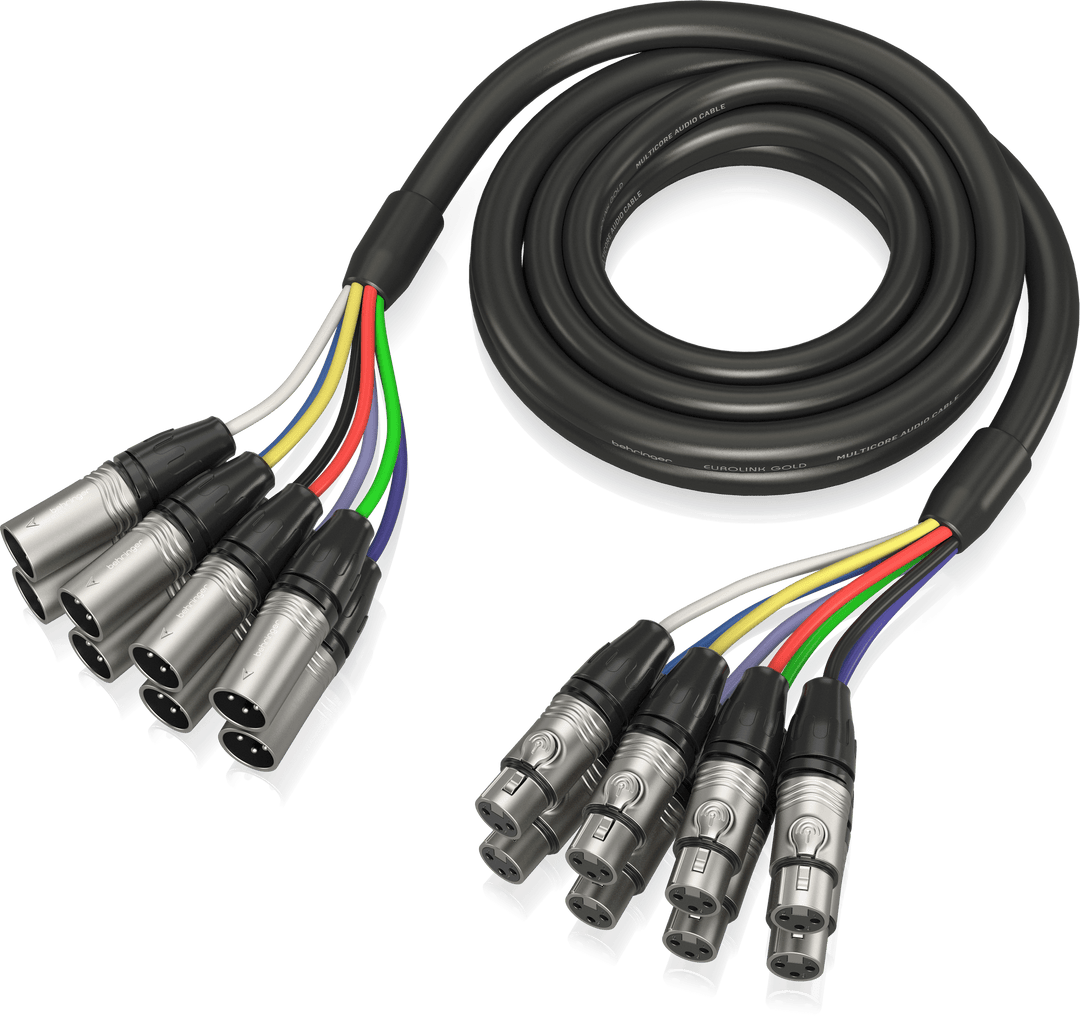 BEHRINGER GMX 8-WAY MULTICORE CABE WITH XLR CONNECTORS