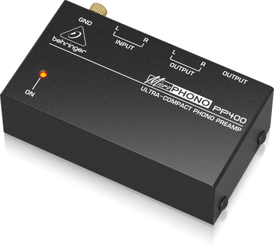 BEHRINGER PP400 ULTRA-COMPACT PHONO PREAMP