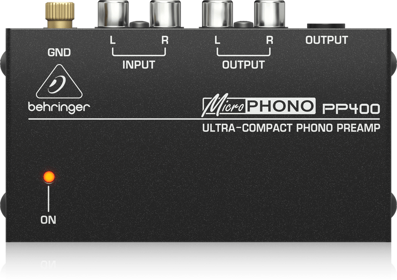 BEHRINGER PP400 ULTRA-COMPACT PHONO PREAMP