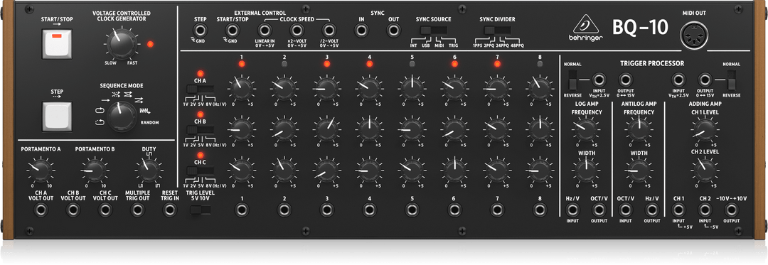 BEHRINGER BQ-10 24 STEP ANALOG SEQUENCER