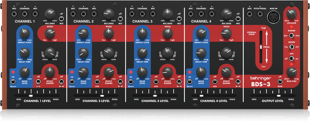 BEHRINGER BDS-3 4 CHANNEL DRUM SYNTHESIZER