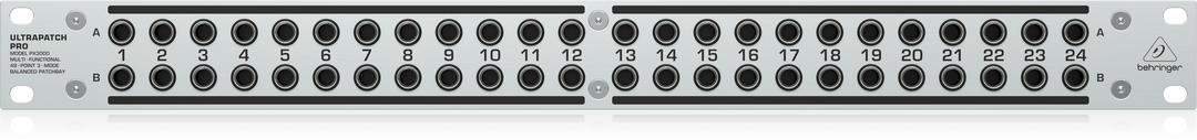 BEHRINGER PX3000 Balanced Ultra Patch Pro Patch Bay