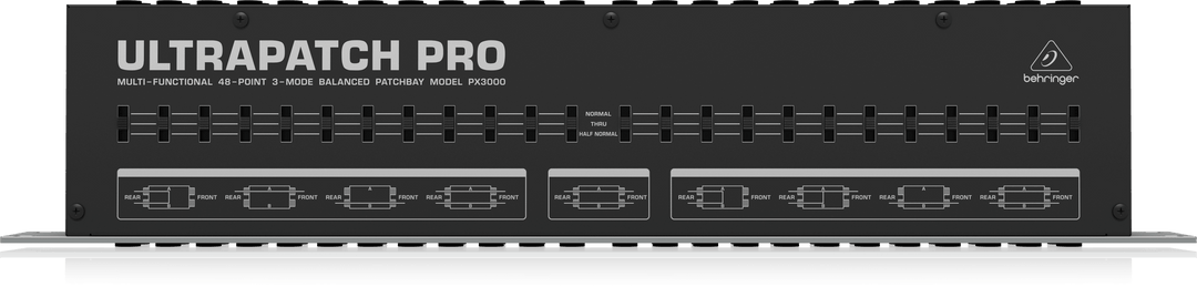BEHRINGER PX3000 Balanced Ultra Patch Pro Patch Bay