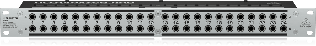 BEHRINGER PX3000 Balanced Ultra Patch Pro Patch Bay