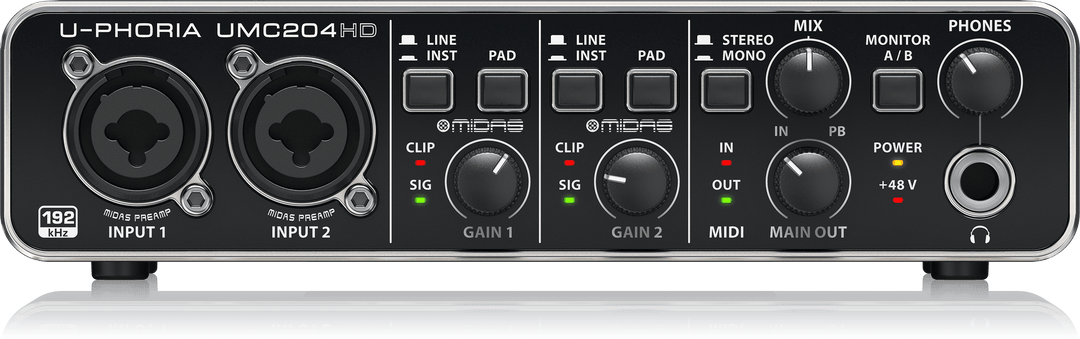 BEHRINGER U-PHORIA UMC204HD : USED