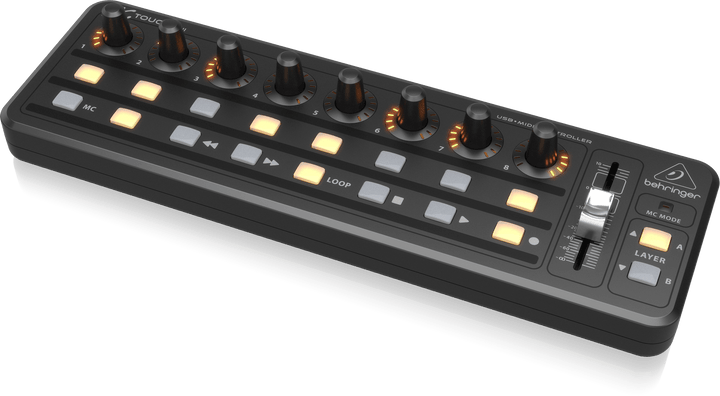 BEHRINGER X-TOUCH MINI ULTRA COMPACT UNIVERSAL USB CONTROLLER