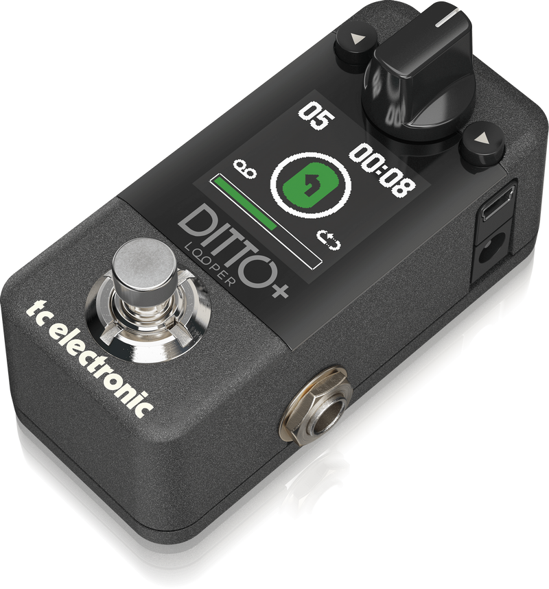 TC ELECTRONICS DITTO+ LOOPER PEDAL