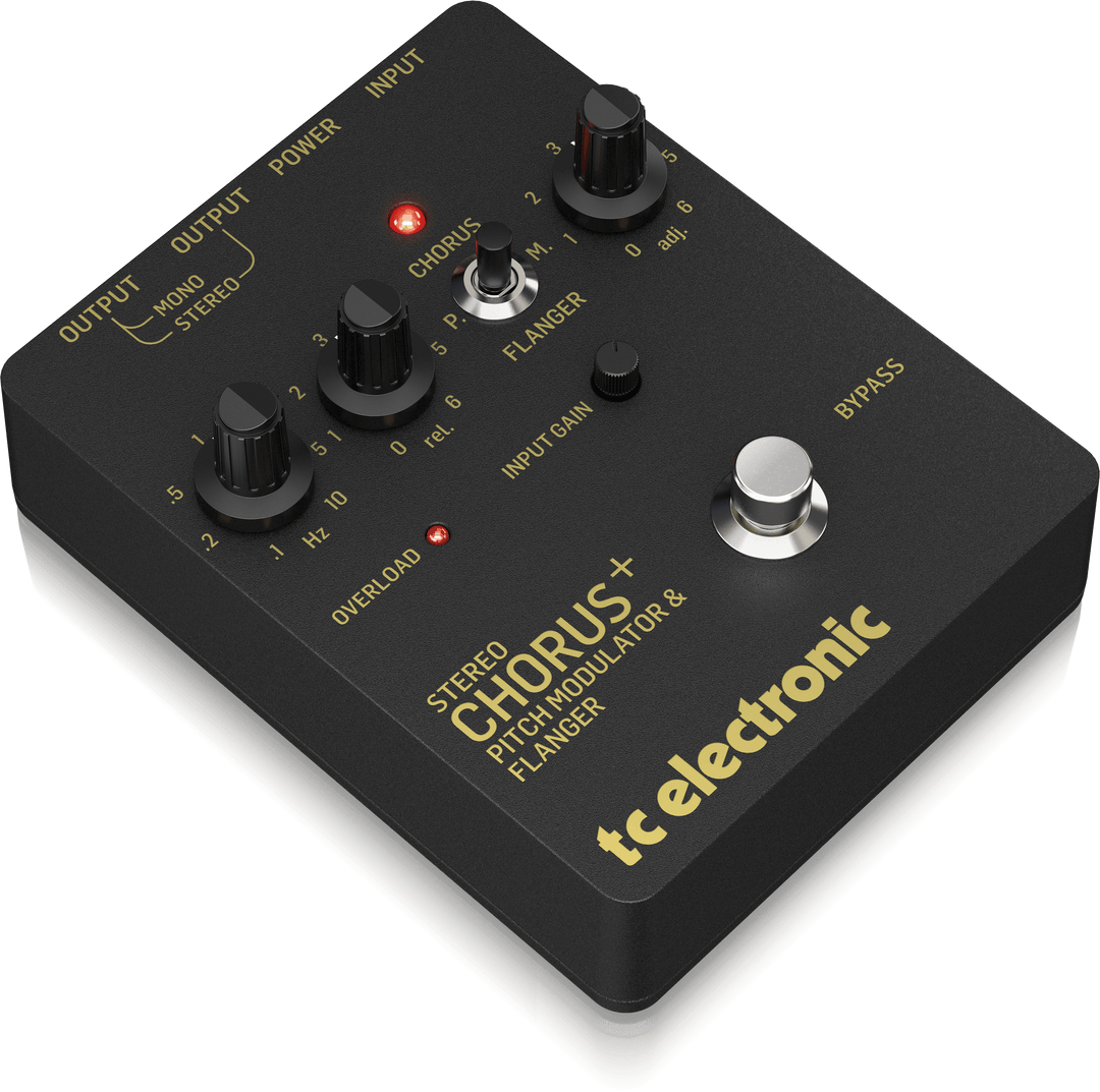 TC ELECTRONIC SCF GOLD STEREO CHORUS FLANGER PEDAL (SCF GOLD)