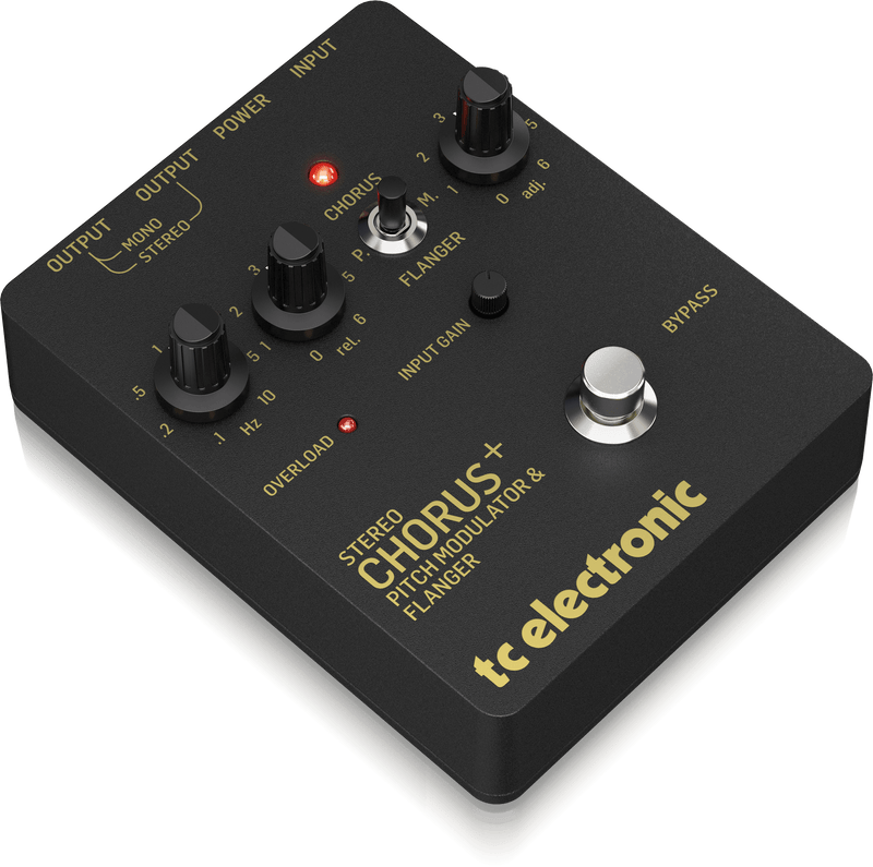 TC Electronic SCF Gold Stereo Chorus Flanger Pedal (SCF GOLD)