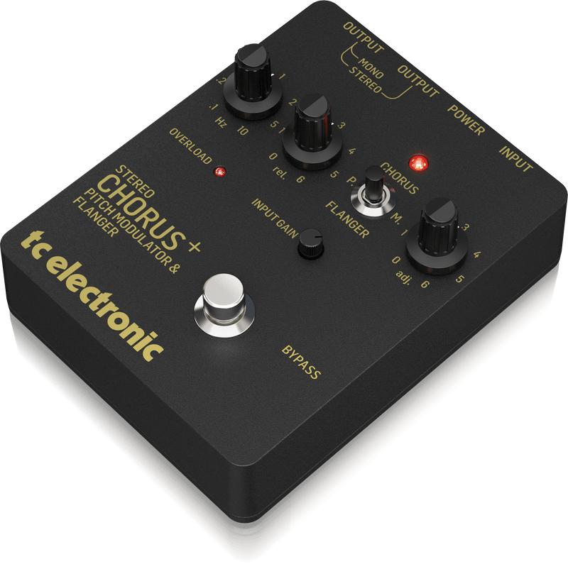 TC Electronic SCF Gold Stereo Chorus Flanger Pedal (SCF GOLD)