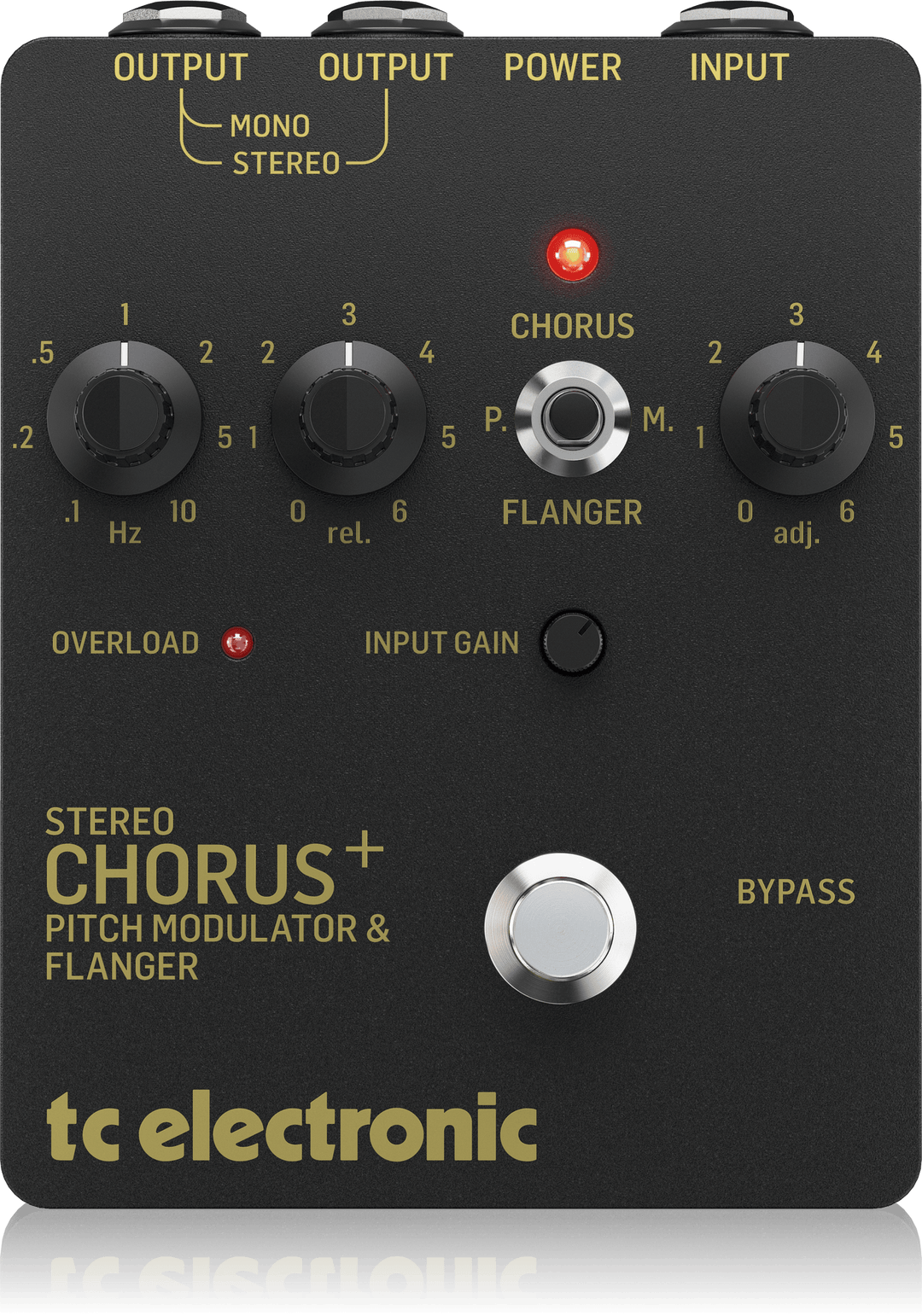 TC ELECTRONIC SCF GOLD STEREO CHORUS FLANGER PEDAL (SCF GOLD)