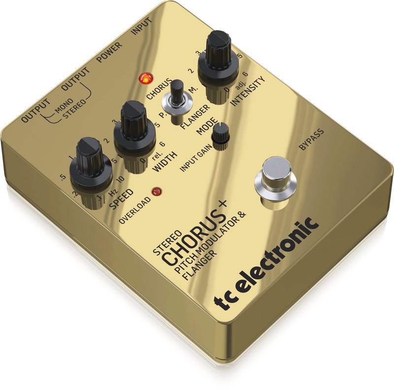 TC ELECTRONIC SCF GOLD SE STEREO CHORUS FLANGER PEDAL