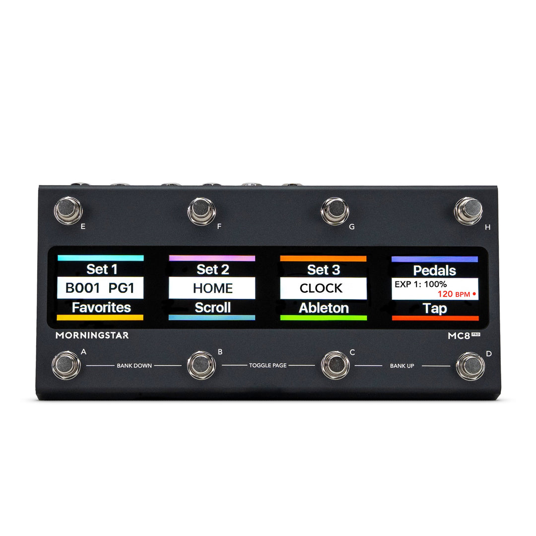 MORNINGSTAR MC8 PRO MIDI CONTROLLER