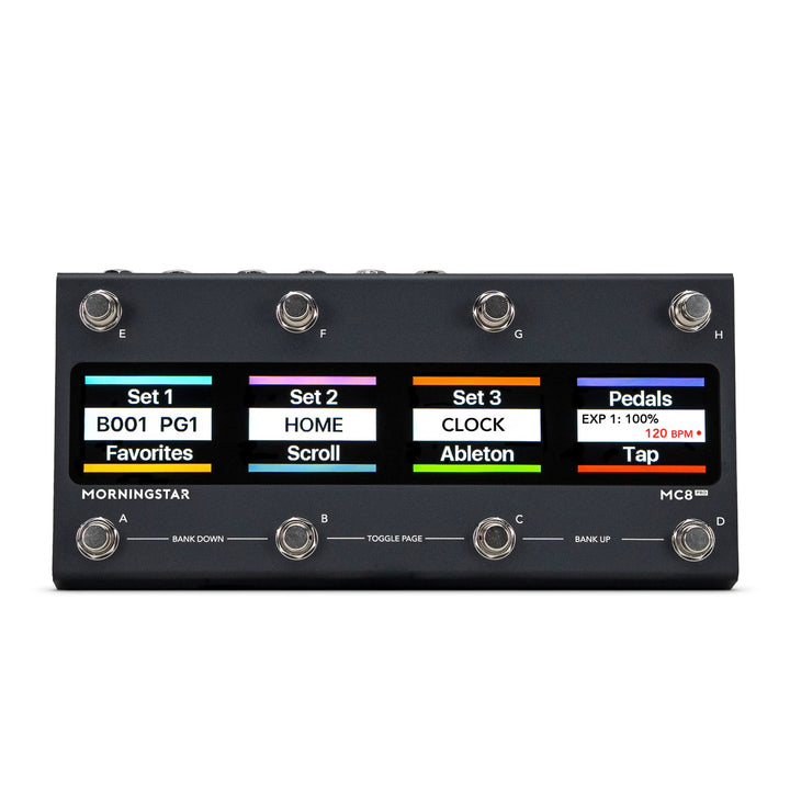 MORNINGSTAR MC8 PRO MIDI CONTROLLER