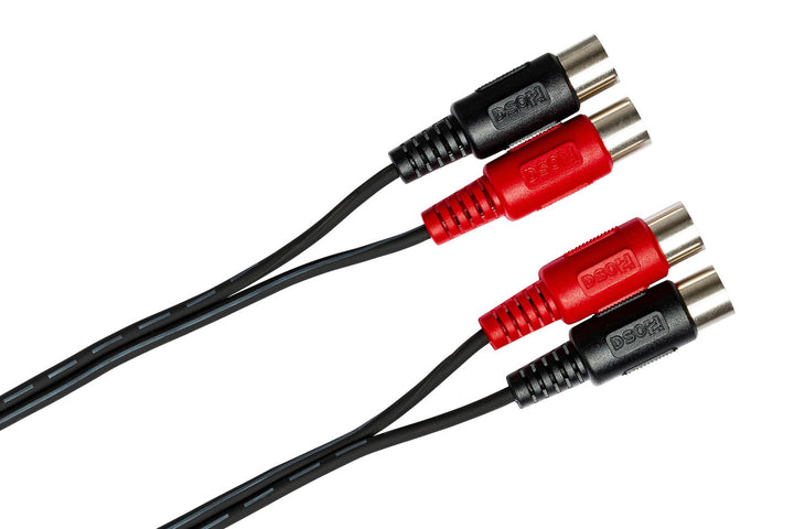 HOSA MID-203 DUAL MIDI CABLE DUAL 5-PIN DIN TO SAME 3M