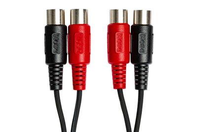 HOSA MID-204 DUAL MIDI CABLE DUAL 5-PIN DIN TO SAME 4M