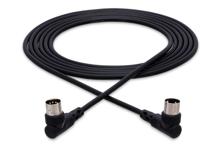 HOSA MID-305RR RIGHT-ANGLE MIDI CABLE RIGHT-ANGLE 5-PIN DIN TO SAME 5FT