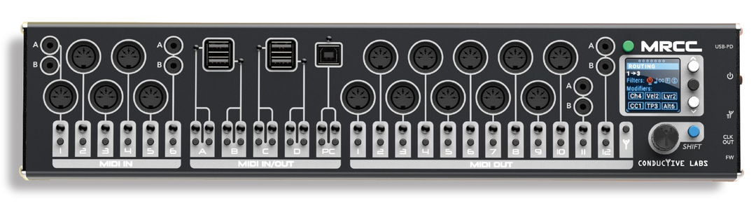 CONDUCTIVE LABS MRCC MIDI ROUTER CONTROL CENTER : USED