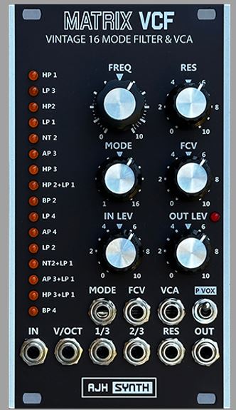 AJH SYNTH MATRIX VCF