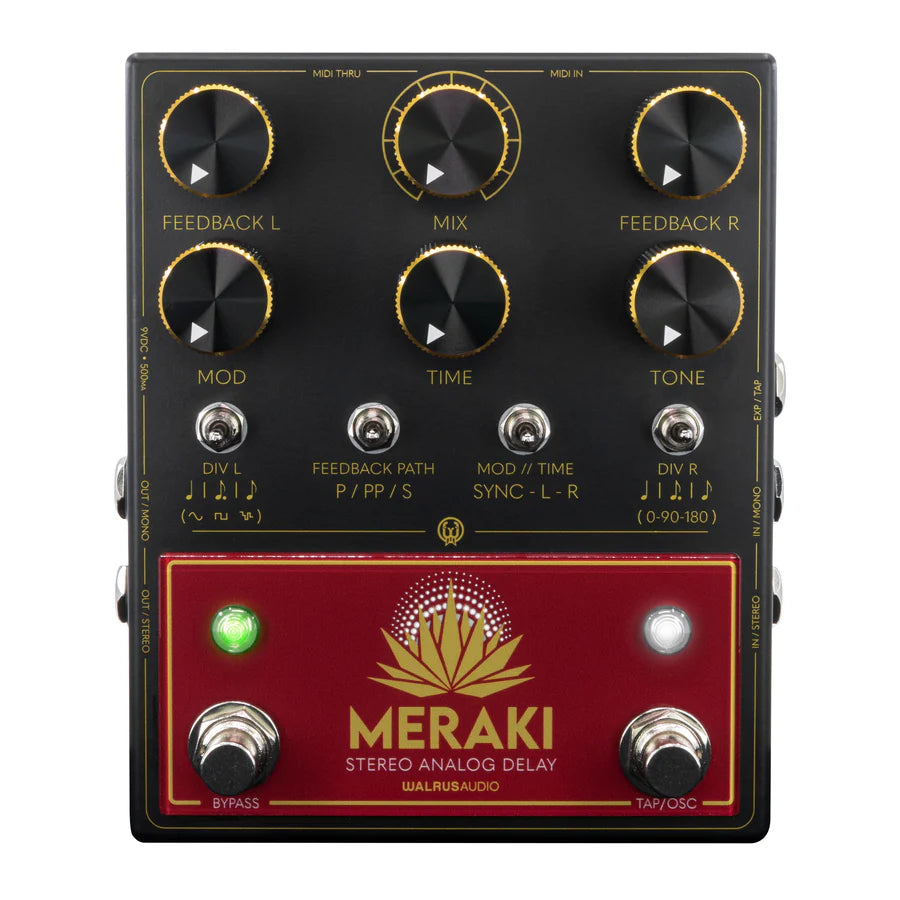 WALRUS AUDIO MERAKI STEREO ANALOG DUAL DELAY