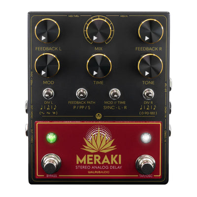 WALRUS AUDIO MERAKI STEREO ANALOG DUAL DELAY