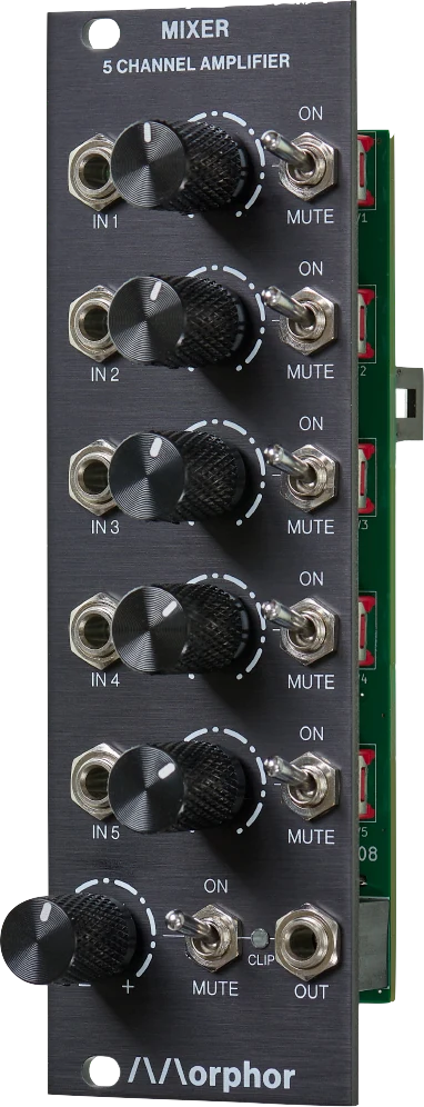 MORPHOR MIXER 5-CHANNEL AMPLIFIER